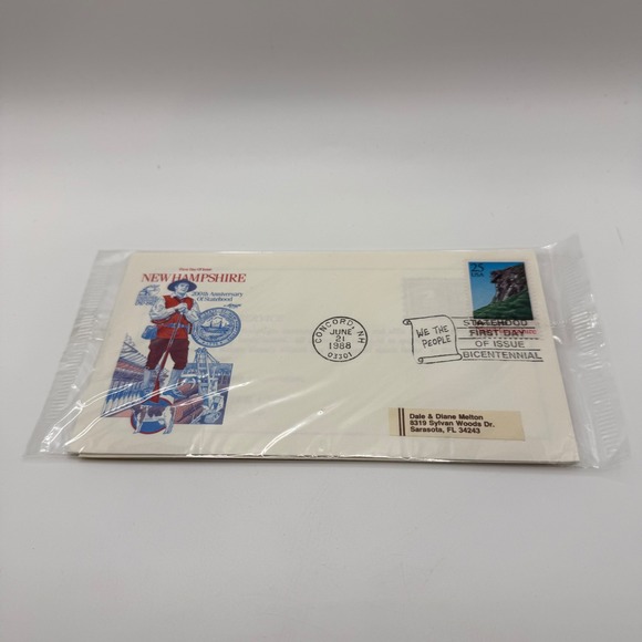USPS Other - 1988 USPS New Hampshire 200th Anniversary Statehood First Day of Issue FDC Cover